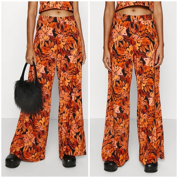 Stieglitz Danae Palazzos Marron Pants - Picture 1 of 16